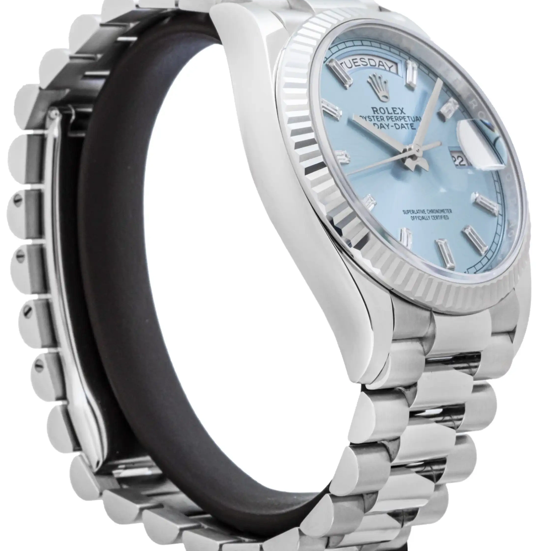 PrestigiousJewellers Day-Date Platinum Rolex 228236 0707